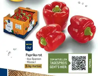 METRO Metro chef paprika rot Angebot