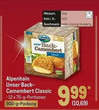 METRO Alpenhain unser back-camembert Angebot