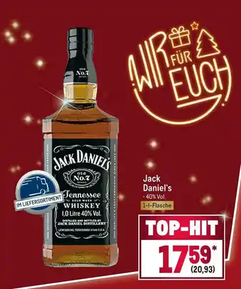 METRO Jack daniel‘s whisky Angebot