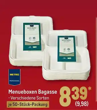 METRO Metro professional menueboxen bagasse Angebot