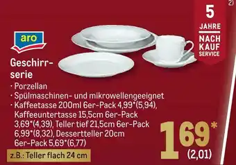 METRO Aro geschirrserie Angebot