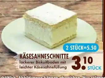 E-Center KÄSESAHNESCHNITTE Angebot