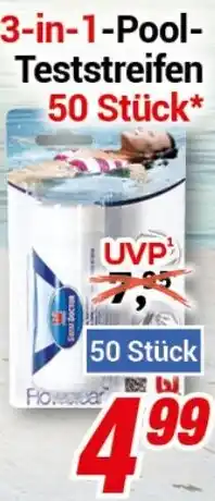 CENTERSHOP 3-in-1-Pool- Teststreifen 50 Stück Angebot