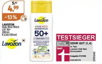 Müller Lavozan Kids Med Milch 200ml Angebot