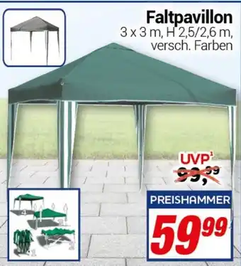 CENTERSHOP Faltpavillon Angebot