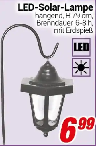 CENTERSHOP LED-Solar-Lampe Angebot
