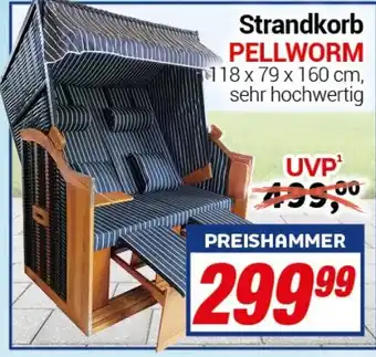 CENTERSHOP Strandkorb PELLWORM Angebot