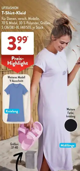 Aldi Süd UP2FASHION T-Shirt-Kleid Angebot