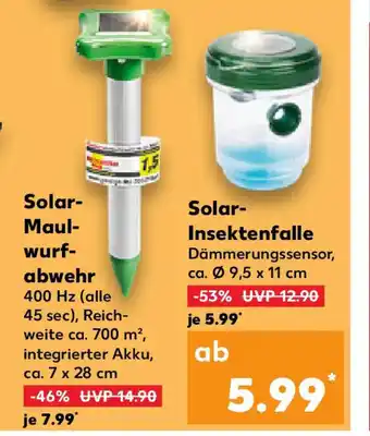 Kaufland Solar-Insektenfalle Angebot