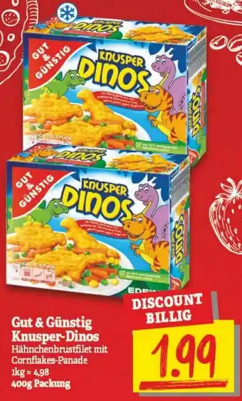 NP Discount Gut & Günstig Knusper Dinos 400g Angebot