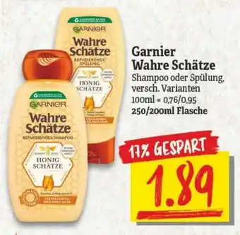 NP Discount Garnier Wahre Schätze Shampoo oder Spülung 200-250ml Angebot