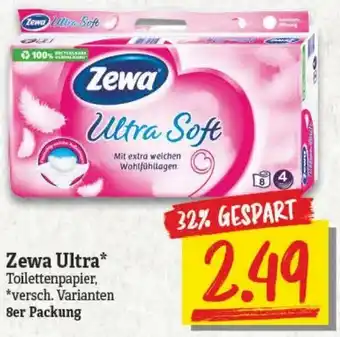 NP Discount Zewa Ultra Toilettenpapier Angebot