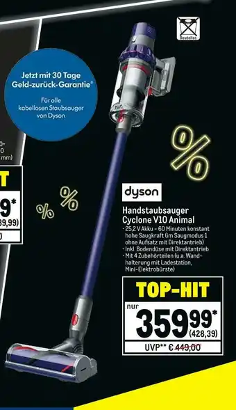 METRO Dyson handstaubsauger cyclone v10 animal Angebot