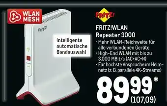 METRO Fritz! wlan repeater 3000 Angebot