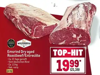 METRO Emsrind dry aged roastbeef oder entrecôte Angebot