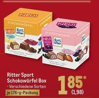 METRO Ritter sport schokowürfel box Angebot