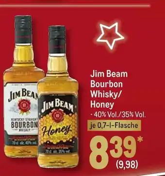 METRO Jim beam bourbon whisky oder honey Angebot