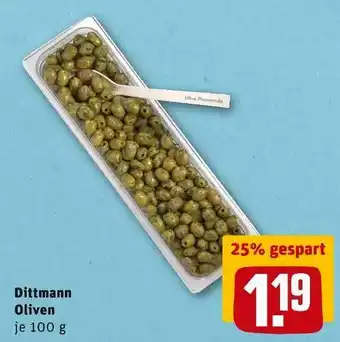 REWE Dittmann oliven Angebot