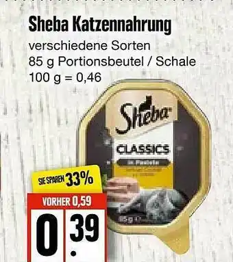 Edeka Frischemarkt Sheba Katzennahrung Angebot