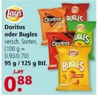 Multi Markt Lays Doritos Oder Bugles Angebot