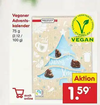 Netto Marken-Discount Veganer Adventskalender  Angebot