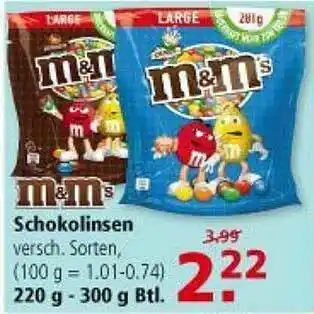 Multi Markt M&m's Schokolinsen Angebot