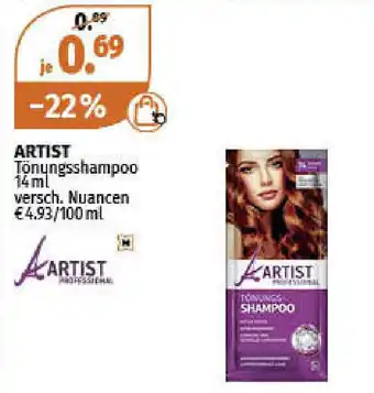 Müller Artist Tönungsshampoo 14ml Angebot