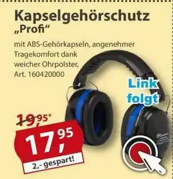 Sonderpreis Baumarkt Kapselgehörschutz „profi” Angebot