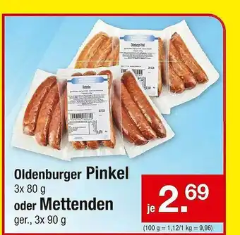 Zimmermann Oldenburger Pinkel Oder Mettenden Angebot