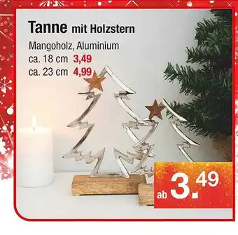 Zimmermann Tanne Mit Holzstern Angebot