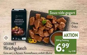 Aldi Nord Gourmet Hirschgulasch Angebot