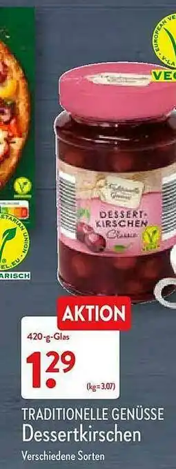 Aldi Nord Traditionelle Genüsse Dessertkirschen Angebot