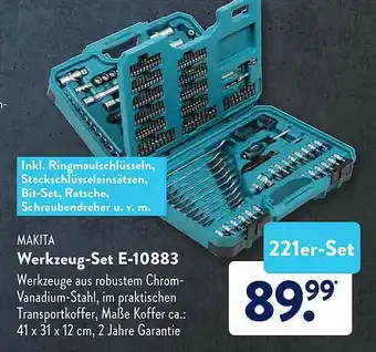 Aldi Süd Makita Werkzeug-set E-10883 Angebot