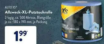 Aldi Süd Auto Xs Allzweck-xl-putztuchrolle Angebot