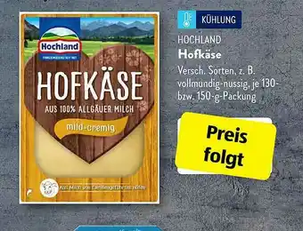 Aldi Süd Hochland Hofkäse Angebot