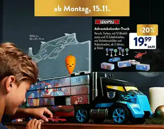 Aldi Süd Millennium Adventskalender-truck Angebot