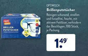 Aldi Süd Optiwisch Brillenputztücher Angebot