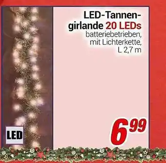 CENTERSHOP Led-tannengirlande 20 Leds Angebot