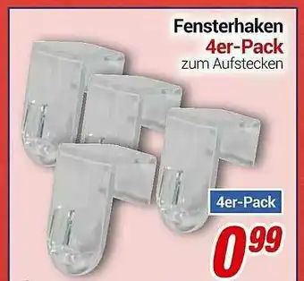 CENTERSHOP Fensterhaken 4er-pack Angebot
