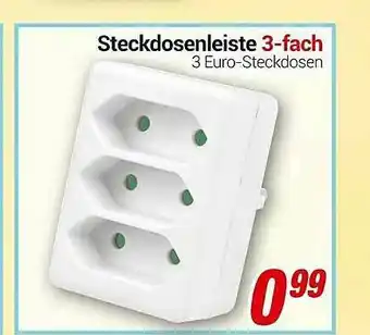 CENTERSHOP Steckdosenleiste 3-fach Angebot