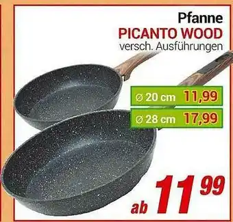 CENTERSHOP Pfanne Picanto Wood Angebot