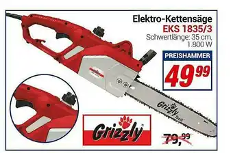 CENTERSHOP Elektro-kettensäge Eks 1835-3 Angebot