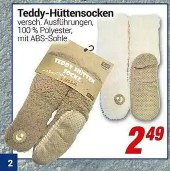 CENTERSHOP Teddy-hüttensocken Angebot