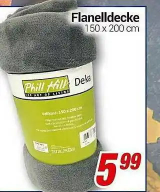 CENTERSHOP Flanelldecke Angebot