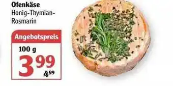 Globus Ofenkäse Angebot