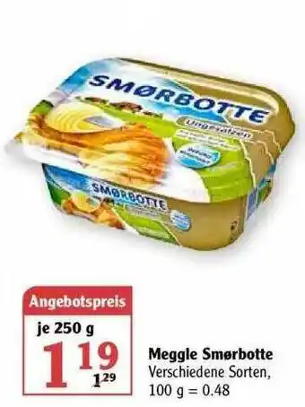 Globus Meggle Smørbotte Angebot