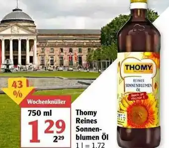 Globus Thomy Reines Sonnenblumen öl Angebot