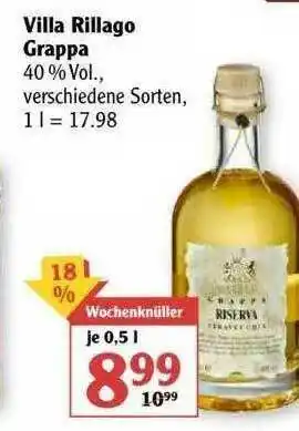 Globus Villa Rillago Grappa Angebot