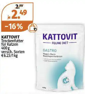 Müller Kattovit Trockenfutter für Katzen 400g Angebot