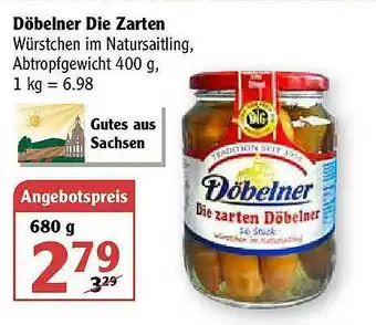 Globus Döbelner Die Zarten Angebot